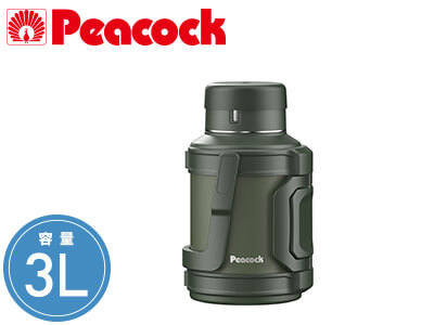 ピーコック魔法瓶 ステンレスボトル コップタイプ 3L