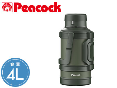 ピーコック魔法瓶 ステンレスボトル コップタイプ 4L